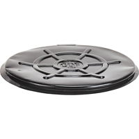 Protective Drum Lids, Closed Top, Fits: 55 US gal (45 imp. gal.), Black Moffatt Supply & Specialties
