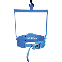 Ensemble de l&egrave;ve-baril manuel inclinable, Baril de 55 gal. US (45 gal. imp.), Capacit&eacute; 800 lb/363 kg Moffatt Supply & Specialties