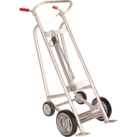 Diables pour baril avec frein manuel, Fabriqu&eacute; en Aluminium, 25 - 55 gal. US (20 - 45 gal. imp.) Moffatt Supply & Specialties