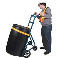 Drum Hand Truck , Steel Construction, 25 - 55 US Gal. (20 - 45 Imperial Gal.) Moffatt Supply & Specialties