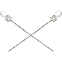 Assemblages l&eacute;gers de cables de masse et de mise &agrave; la terre - Deux raccordements a/borne d'extr&eacute;mit&eacute; de 1/4" Moffatt Supply & Specialties