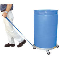 Chariots &agrave; &eacute;tages multiples pour baril, Acier, Capacit&eacute;e 900 lb, Diam&egrave;tre 23-1/2", Roue en Caoutchouc Moffatt Supply & Specialties