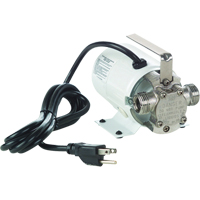 Pompes de transfert &agrave; amorçage automatique, non submersibles en laiton plaque - Pompe seulement, 115 V, 360 gal./h, 1/10 CV Moffatt Supply & Specialties