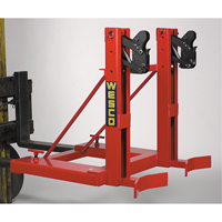 Gator Grip Forklift Attachment for Drum Handling, For 30 US Gal. (25 Imperial Gal.) / 50 US Gal. (41.6 Imperial Gal.) / 80 US Gal. (66.6 Imperial Gal.) Moffatt Supply & Specialties