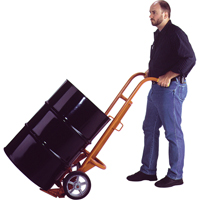 Chariots ergonomiques pour baril, Fabriqu&eacute; en Acier, 55 - 85 gal. US (45 - 70 gal. imp.) Moffatt Supply & Specialties
