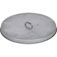 Couvercle pour baril ouvert en acier galvanis&eacute; Moffatt Supply & Specialties