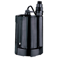 Pompe utilitaire submersible automatique, 1/3 CV, 2160 gal./h, 115 V, 4 A Moffatt Supply & Specialties