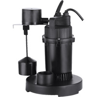Thermoplastic Submersible Sump Pump, 2560 GPH, 115 V, 4.6 A, 1/3 HP Moffatt Supply & Specialties