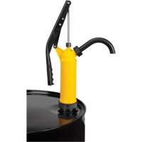 Lever-Type Drum Pump, Polypropylene, 14 oz./Stroke, Fits 5-55 Gal. Moffatt Supply & Specialties