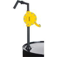 Pompe rotative pour baril, Polypropyl&egrave;ne, Pour capacit&eacute; 15 - 55 gal. US, 8 oz/course Moffatt Supply & Specialties