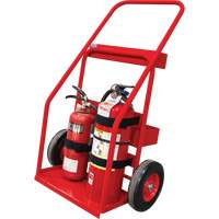 Chariot de prevention d'incendie pour travaux &agrave; chaud, Roues Semi-pneumatique, Base de 17,75" la x 8,9" lo, 100 lb Moffatt Supply & Specialties
