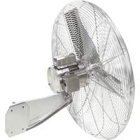 Stainless Steel Food Service Washdown Air Circulating Fans, Industrial, 1 Speed, 30" Diameter Moffatt Supply & Specialties
