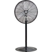 Non-Oscillating Pedestal Fan, Heavy-Duty, 2 Speed, 24" Diameter Moffatt Supply & Specialties