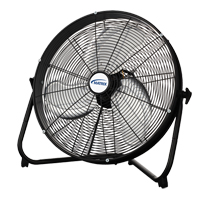 High Velocity Floor Fan, 3 Speeds, 20" Diameter Moffatt Supply & Specialties
