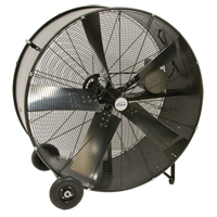 Heavy-Duty Fixed Belt Drive Drum Fan, Industrial, 2 Speed, 42" Diameter Moffatt Supply & Specialties
