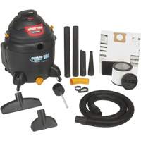 Aspirateur pour atelier avec pompe int&eacute;gr&eacute;e, Secs-humides, 6 CV, 18 gal. US (68,1 litres) Moffatt Supply & Specialties