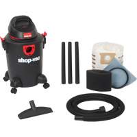 Aspirateur d'atelier s&eacute;rie bricolage & atelier, Secs-humides, 3,5 CV, 6 gal. US (22,7 litres) Moffatt Supply & Specialties