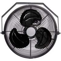 Industrial Workstation Fan, 12" Dia., 3 Speeds Moffatt Supply & Specialties