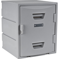 Casier, 15" x 15" x 18", Gris, Assembl&eacute; Moffatt Supply & Specialties