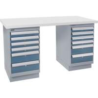 &eacute;tabli pr&eacute;conçu, 72" la x 30" p x 34" h, Capacit&eacute; 2500 lb Moffatt Supply & Specialties