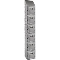 Casier, 12" x 15" x 12", Gris, Assembl&eacute; Moffatt Supply & Specialties