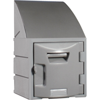 Casier, 12" x 15" x 25", Gris, Assembl&eacute; Moffatt Supply & Specialties