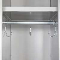 Porte-manteaux pour casiers Clean Line Moffatt Supply & Specialties