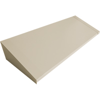 All-Welded Concorde - Heavy-Duty Lockers Sloping Top, 4 Bank, 18" D x 48" W x 6" H, Beige, Steel Moffatt Supply & Specialties
