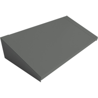 Dessus inclin&eacute; pour casiers robustes enti&egrave;rement soud&eacute; Concorde, Bloc de 3, 18" p x 36" la x 6" ha, Acier Moffatt Supply & Specialties