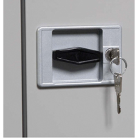 Deep Hi-Boy Storage Cabinet, Steel, 4 Shelves, 72" H x 36" W x 24" D, Charcoal Moffatt Supply & Specialties