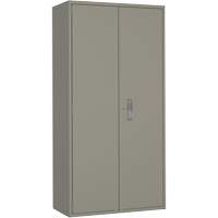 Armoire de rangement Hi-Boy, Acier, 4 Tablettes, 72" h x 36" la x 18" P, Gris Moffatt Supply & Specialties