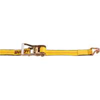 Ratchet Strap, Wire Hook, 2" W x 30' L, 3333 lbs. (1511 kg) Working Load Limit Moffatt Supply & Specialties