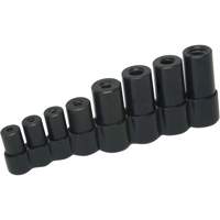 Tap Socket Set, 8 Pieces, 1/4"/3/8" Drive Size Moffatt Supply & Specialties
