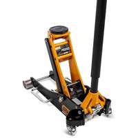 Aluminum Racing Jack, 2 Ton(s) Capacity, 3-1/4" Lowered, 18-1/2" Raised, Manual Hydraulic Moffatt Supply & Specialties