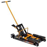 ATV and Motorcycle Jack, 0.75 Ton(s) Capacity, 4-2/3" Lowered, 14-1/2" Raised, Manual Hydraulic Moffatt Supply & Specialties