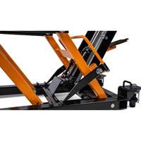 ATV and Motorcycle Jack, 0.75 Ton(s) Capacity, 4-2/3" Lowered, 14-1/2" Raised, Manual Hydraulic Moffatt Supply & Specialties