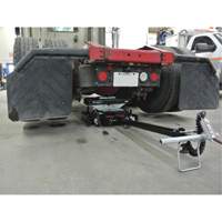 Floor Service Jack, 12 Ton(s) Capacity, 7-1/2" Lowered, 15-3/4" Raised, Air Hydraulic Moffatt Supply & Specialties