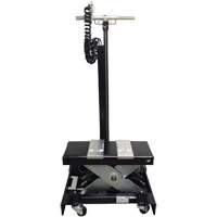 Low Profile Floor Service Jack, 12 Ton(s) Capacity, 7-1/2" Lowered, 15" Raised, Air Hydraulic Moffatt Supply & Specialties