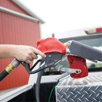 Pistolet de distribution automatique rouge pour essence Moffatt Supply & Specialties