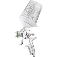 Pistolet de peinture de premi&egrave;re qualit&eacute; 4400?B HVLP?1,0 SR avec godet RPS 0,3?L, pour les retouches de finitions automobiles, Entr&eacute;e d'air 1/4" NPT, 4,24 pi³/min, Capacit&eacute; 0,3 L, 0,14 psi Moffatt Supply & Specialties