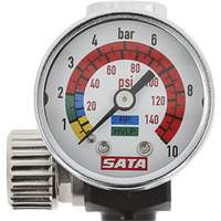 Air Micrometer with Gauge, 1/4" Male Thread & G 1/4" Female Thread Moffatt Supply & Specialties