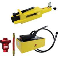 Ensemble de brise-talon pour pneus g&eacute;ants/&eacute;quipement de terrassement avec pompe hydraulique de 5 pintes Moffatt Supply & Specialties