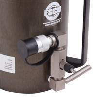 Cric de s&eacute;curit&eacute;, Col verrouillable, Capacit&eacute; de 100 tonnes, 13-37/100" - 19-3/5" h Moffatt Supply & Specialties