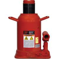 Cric-bouteille professionnel, 60 tonne(s), 18-11/16" Hauteur &eacute;lev&eacute;e Moffatt Supply & Specialties