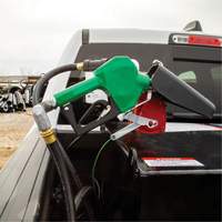 Green Automatic Gasoline Spout Nozzle Moffatt Supply & Specialties