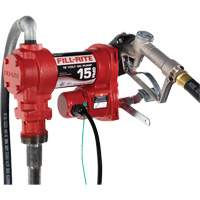 12V DC Fuel Transfer Pump with Nozzle Moffatt Supply & Specialties