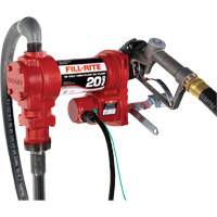 12V DC Fuel Transfer Pump with Nozzle Moffatt Supply & Specialties