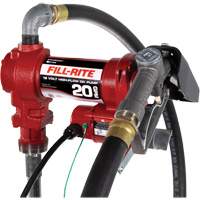 12V DC Fuel Transfer Pump with Nozzle Moffatt Supply & Specialties