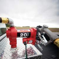 12V DC Fuel Transfer Pump with Nozzle Moffatt Supply & Specialties