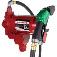 115/230V AC Fuel Transfer Pump with Nozzle Moffatt Supply & Specialties